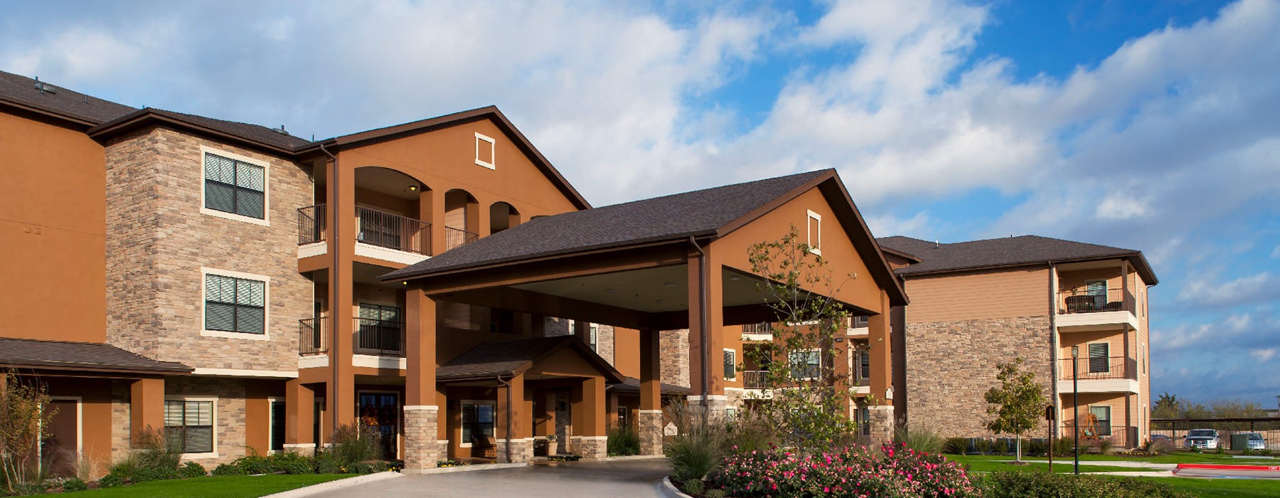 Exterior to the property